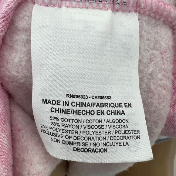 Nike XS Pink Short Sleeve Crop Baby Tee Sweatshirt Sweater - Picture 9 of 10